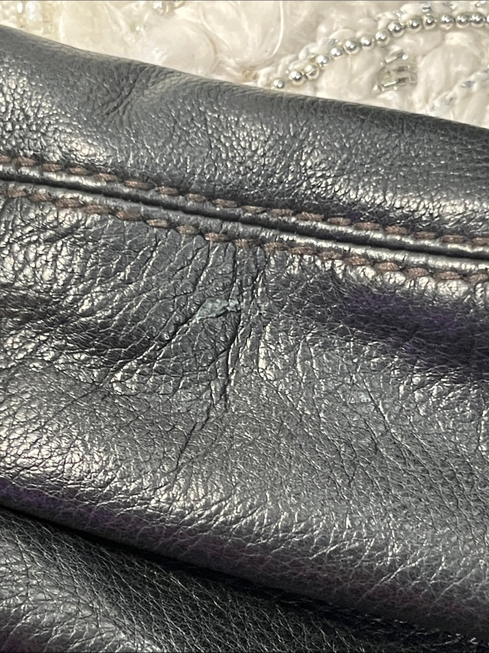 Fossil Explorer ZB5508 Leather Suede Patchwork Crossbody Tote Bag Multicolor - Picture 12 of 16